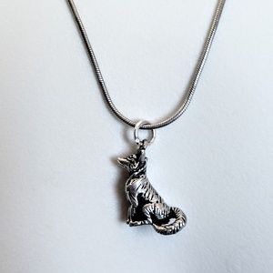 925 Sterling Silver German Shepherd necklace
